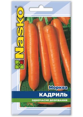 Морква середньорання	КАДРИЛЬ