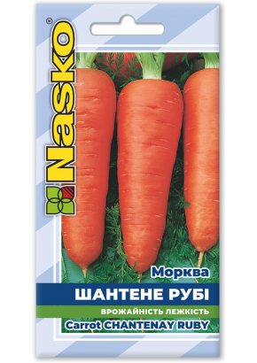 Морква середньопізня	ШАНТЕНЕ РУБІ