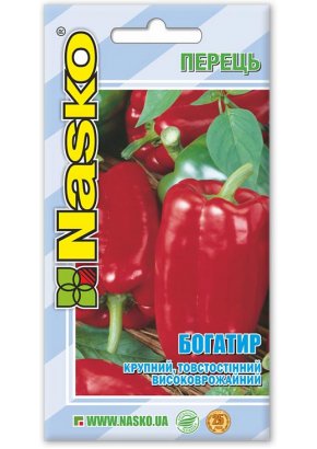 Перц сладкий	БОГАТЫРЬ