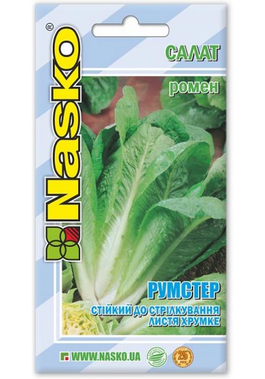 Насіння салата РУМСТЕР тип Ромен