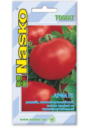 Томат ранньостиглий	АРФА F1
