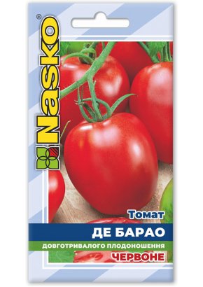Томат ДЕ БАРАО	червоний