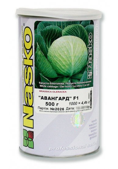 Капуста пізньостигла АВАНГАРД F1