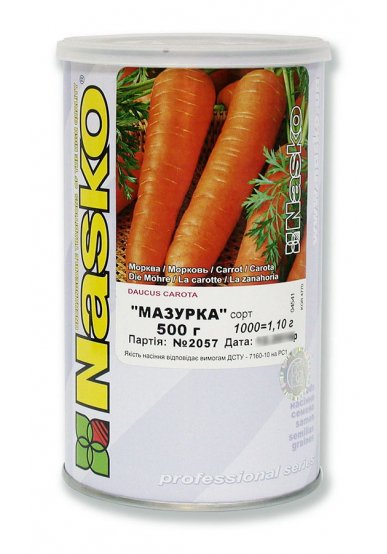 Морква МАЗУРКА