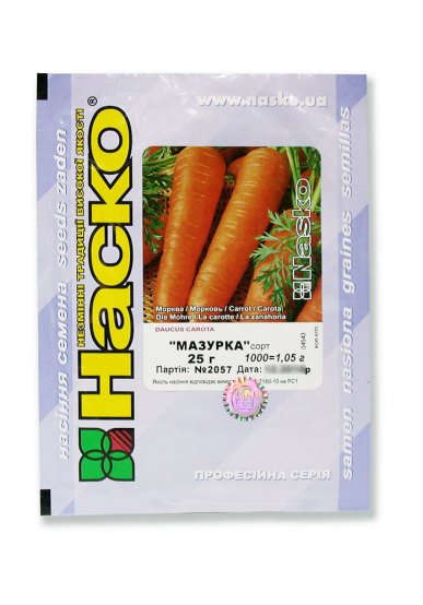 Морква МАЗУРКА
