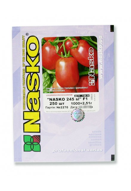 Томат низкорослые NASKO 245 sl F1