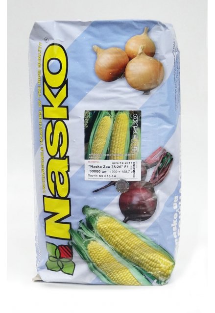 Кукурудза цукрова NASKO ZEA 75/26 F1